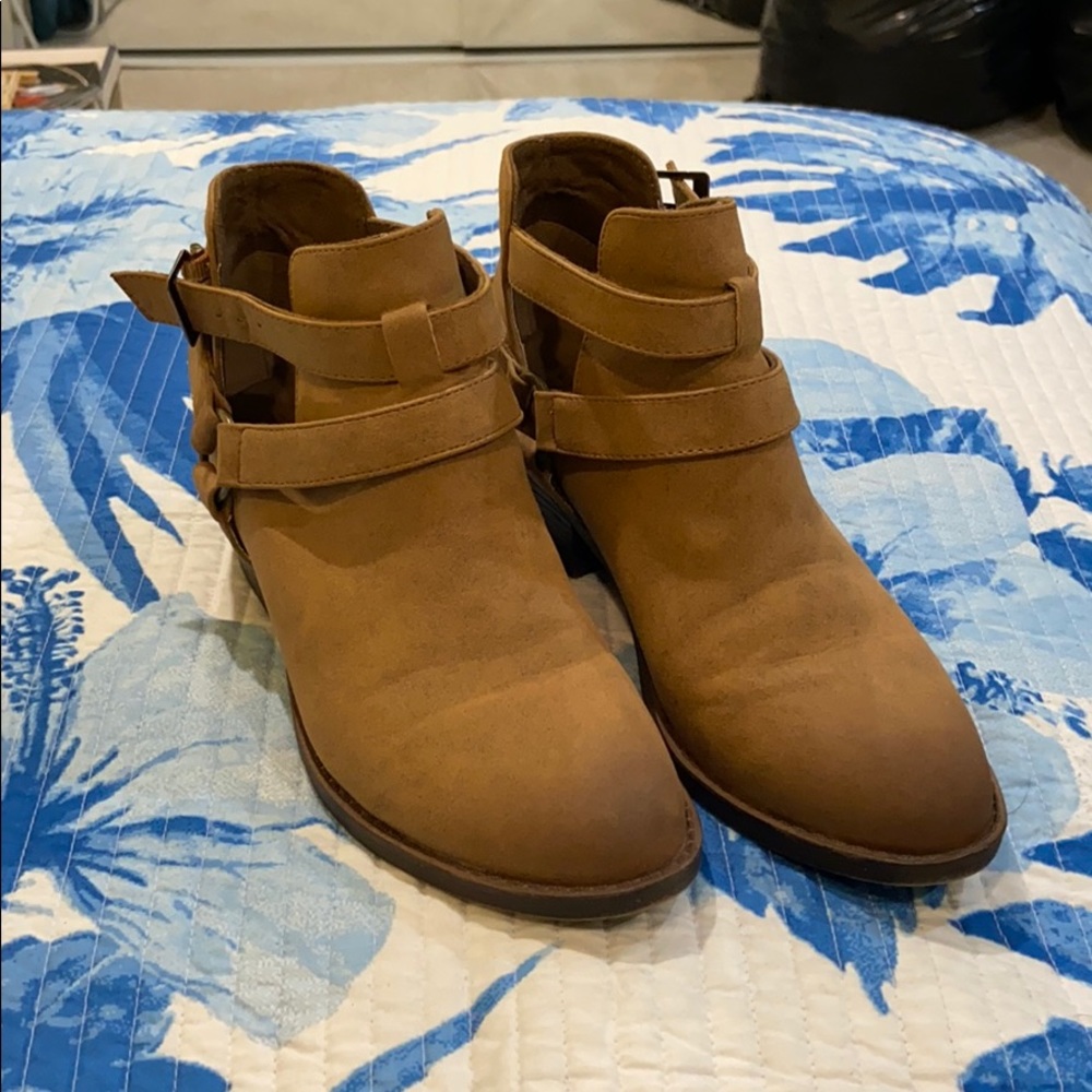 Brown booties!